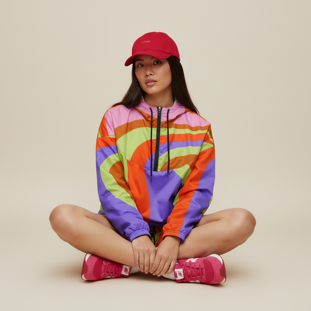 Caloranti Rainbow Bright Windbreaker Instock!