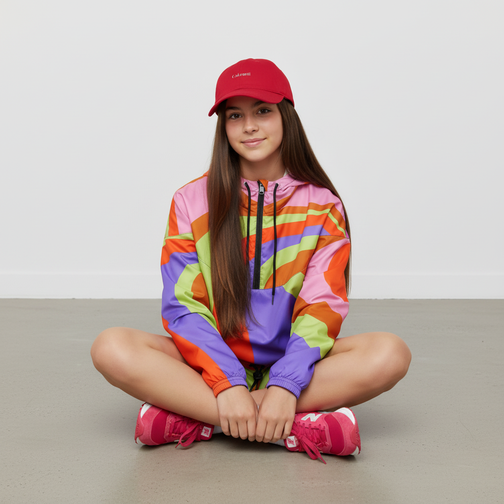Kids Caloranti Rainbow Bright Windbreaker Instock!